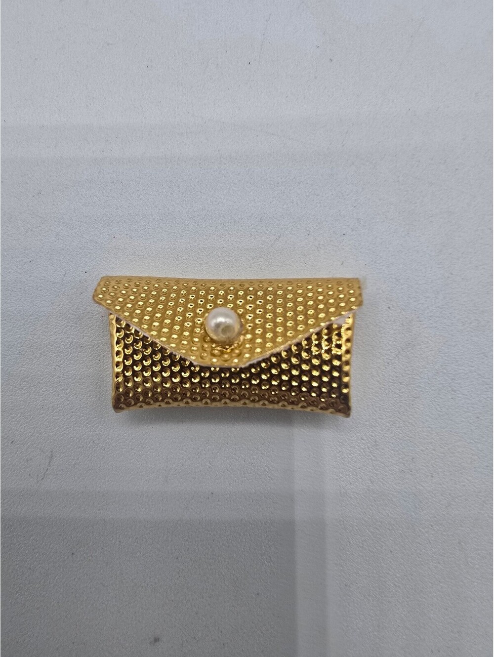 Vintage Barbie gold clutch purse